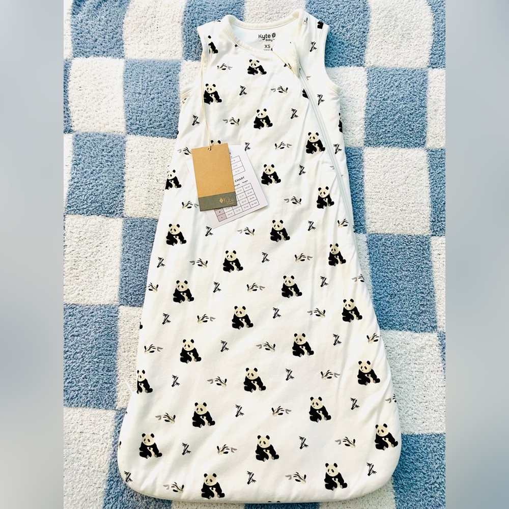 Kyte BABY Sleep Sack with Panda Print, XS 1.0 Tog - Never Used